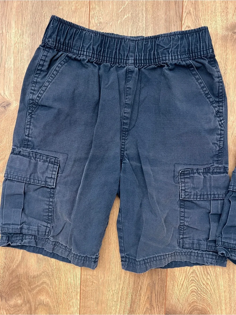 The Children's Place Navy Cargo Pull-On Shorts